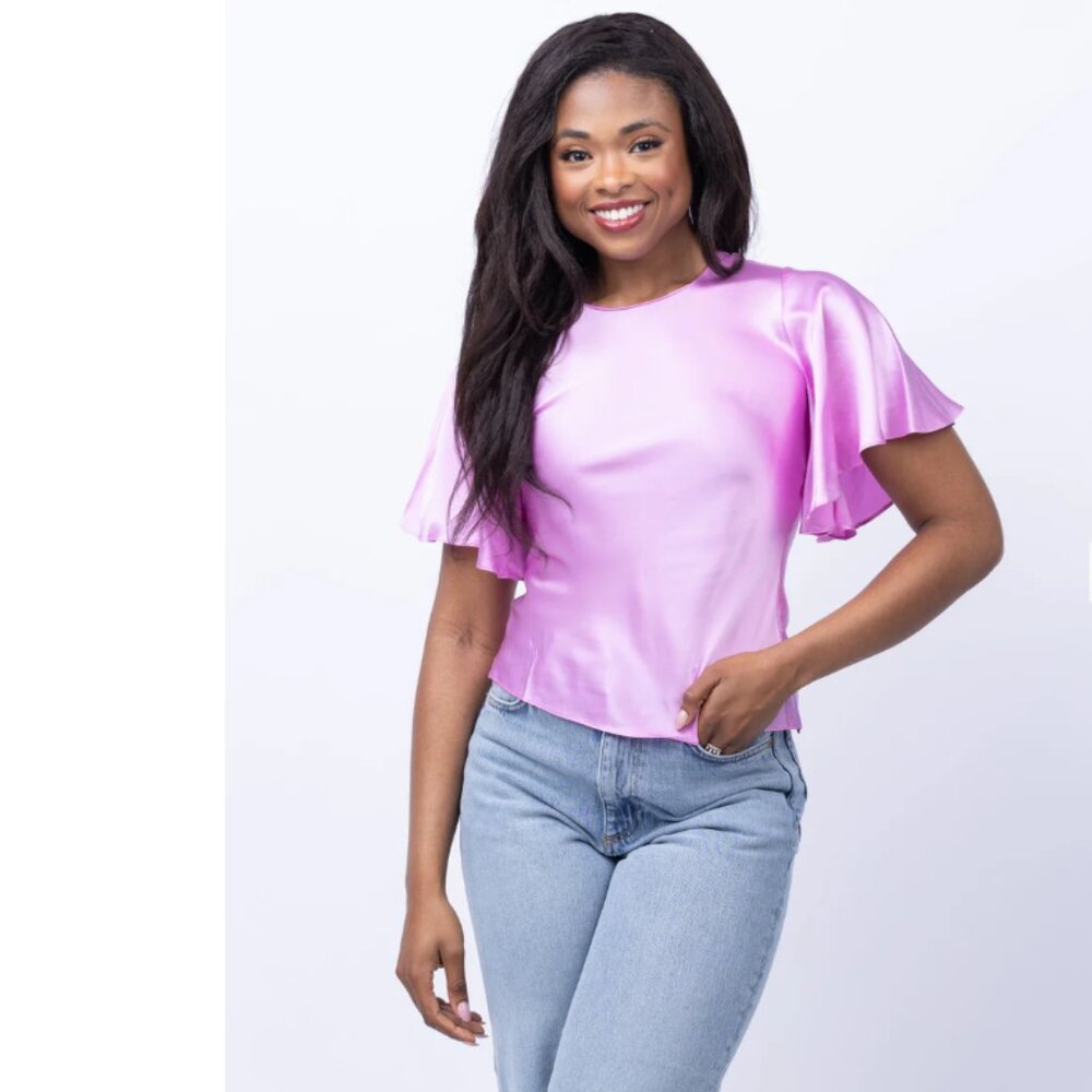 Amanda Uprichard Julietta Silk Top